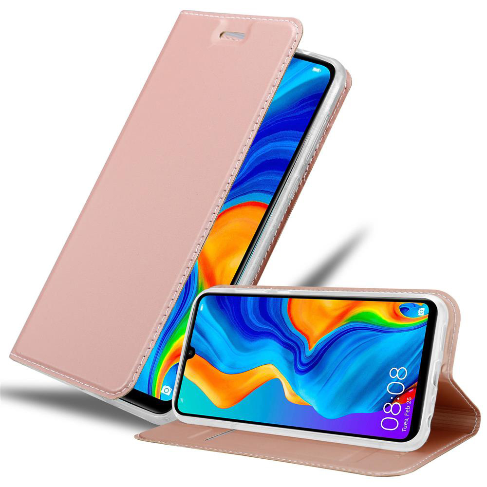 Case Compatible For Huawei P30 Lite Protective Cover With Magnetic Closure, Stand Function And Card Slot Flip Case Cover Phone Case Folding Case Book Bag