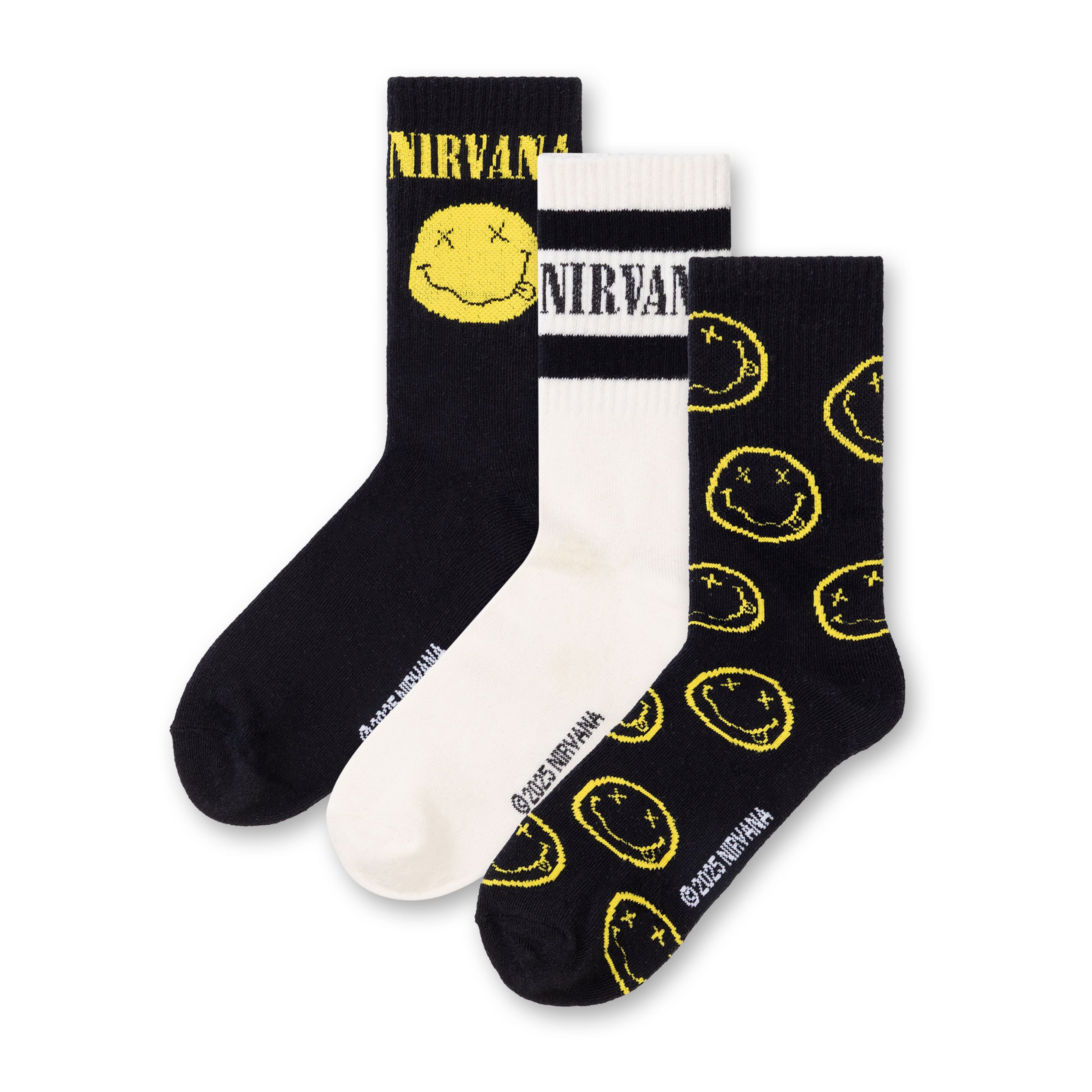 TEMU Mens Black, Calf Socks Set Of 3 | Classic Logo 3 Pack With | Everyday Wear Socks | Music Band Merchandise | Merch