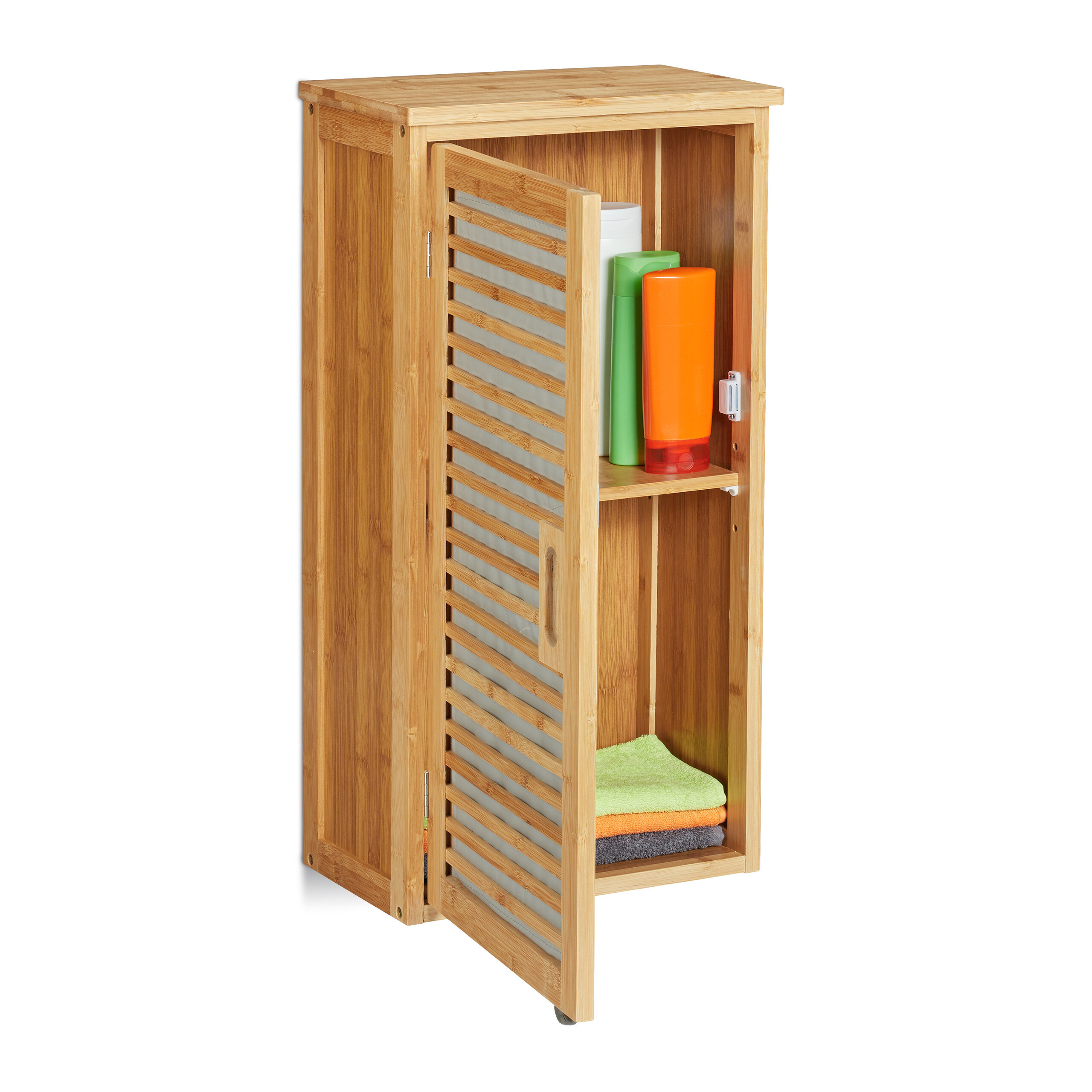 Hanging Cabinet In Natural - (w)35 X (h)66 X (d)20 Cm