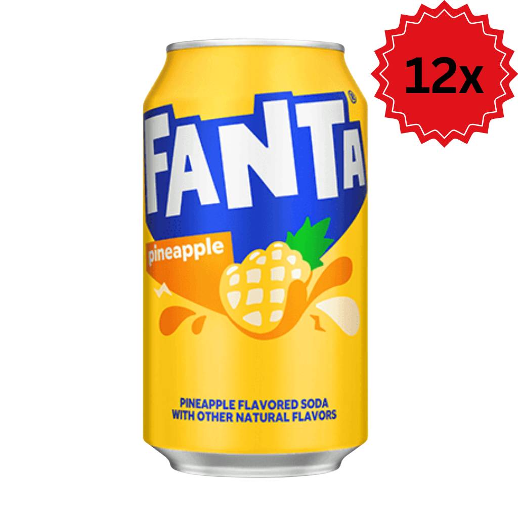 Pineapple (usa) 12-pack (12 X 355ml Cans) Us Version Including Deposit