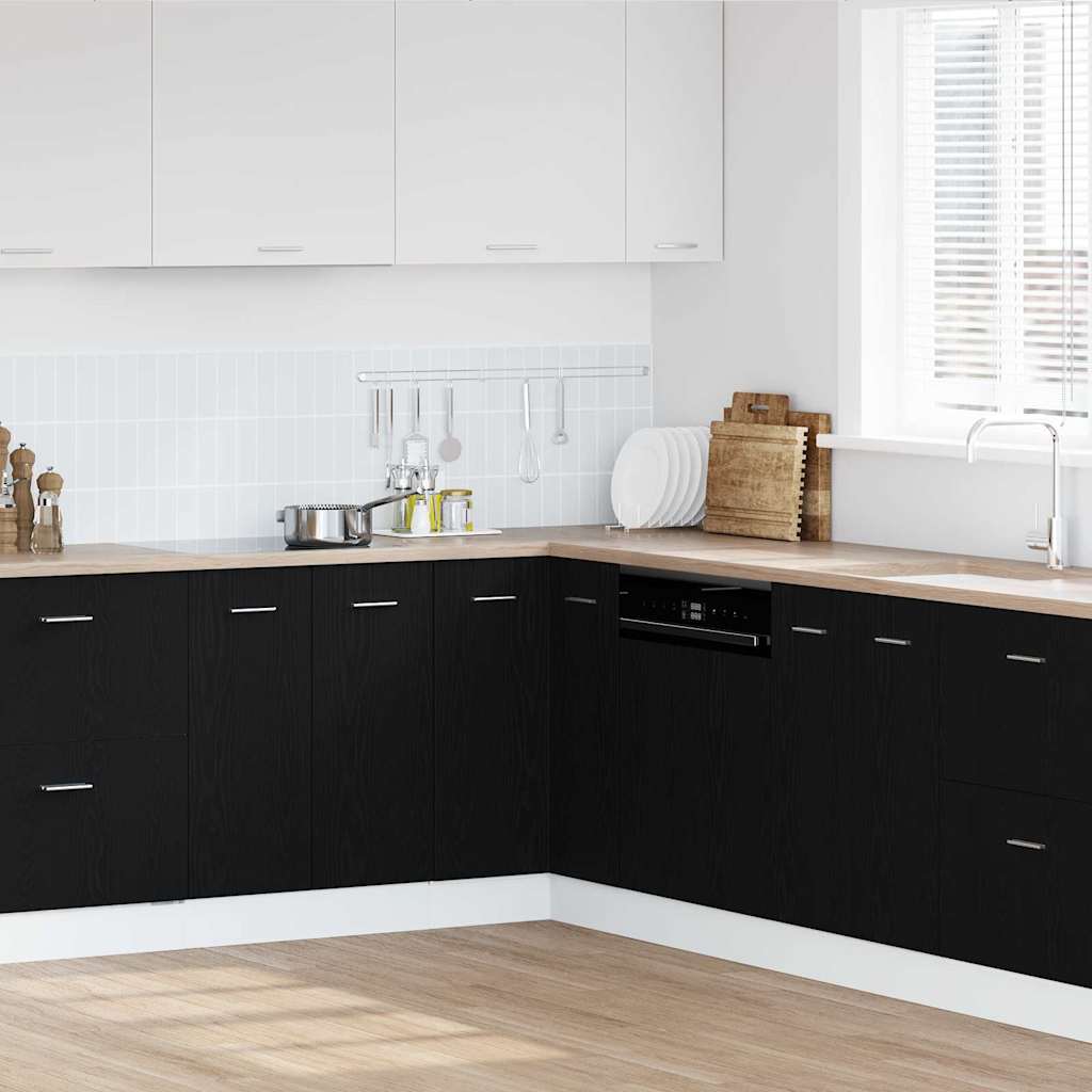 Vidaxl Corner Base Cabinet 75.5 X 80.5 Cm | Sturdy Wood Composite Construction, Easy To Assemble. Ideal For Kitchen Storage, Wall-mountable, And Modern Furniture Piece For Home Organization