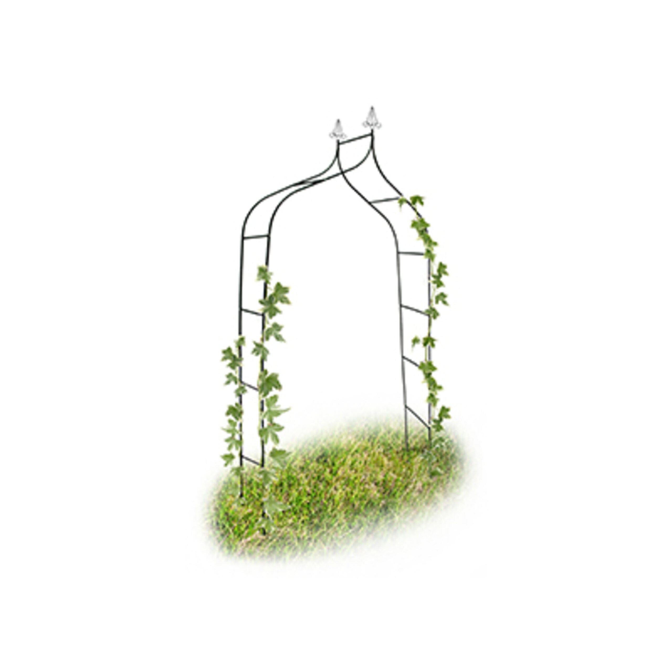 E-shop Rosenbogen in Grün - (B)140 x (H)255 x (T)38 cm