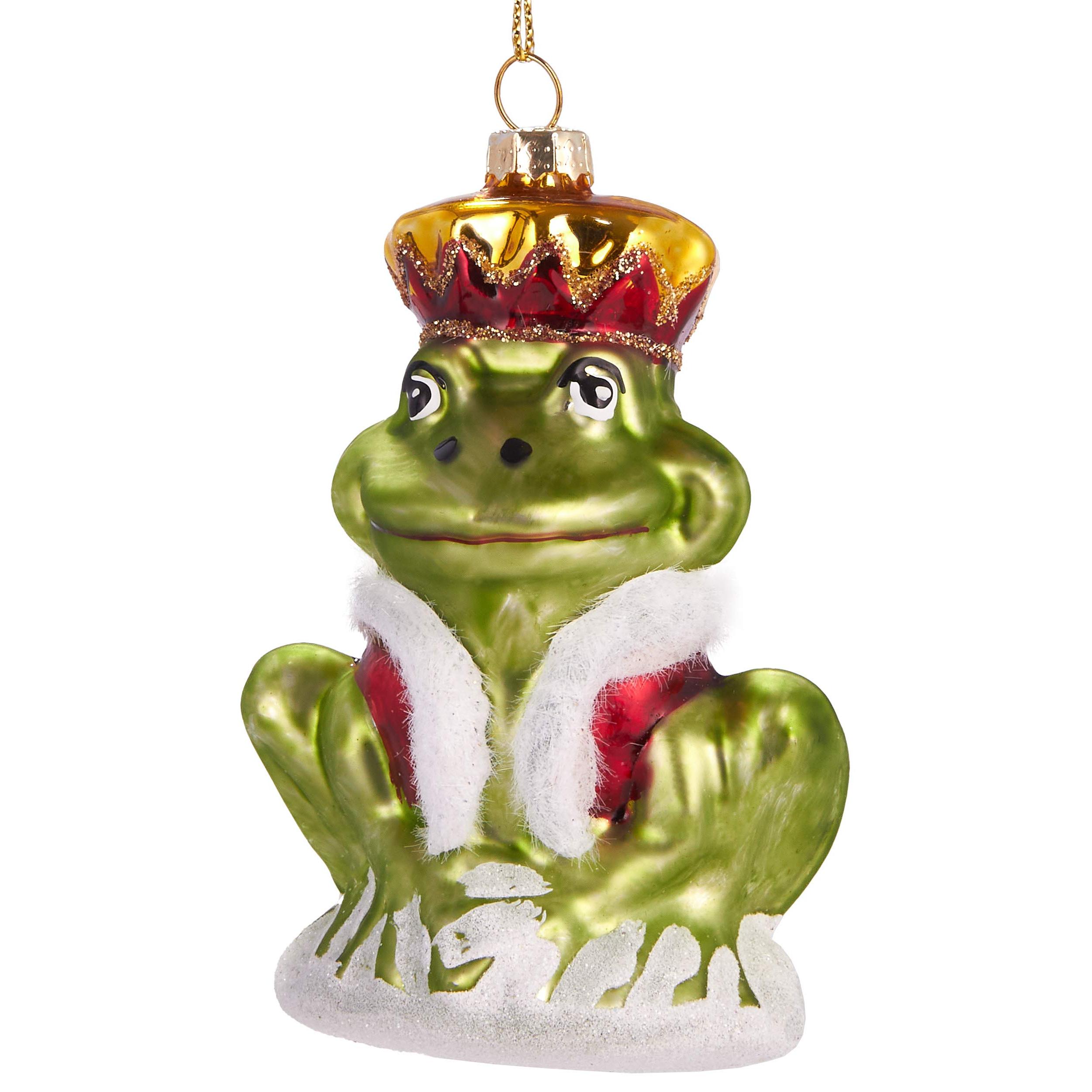 Image of Brubaker - Hand-painted Christmas Ball Made Of Glass - Mouth-blown Christmas Tree Decoration Figures Funny Decoration Pendant Tree Ball - . 9.5 Cm