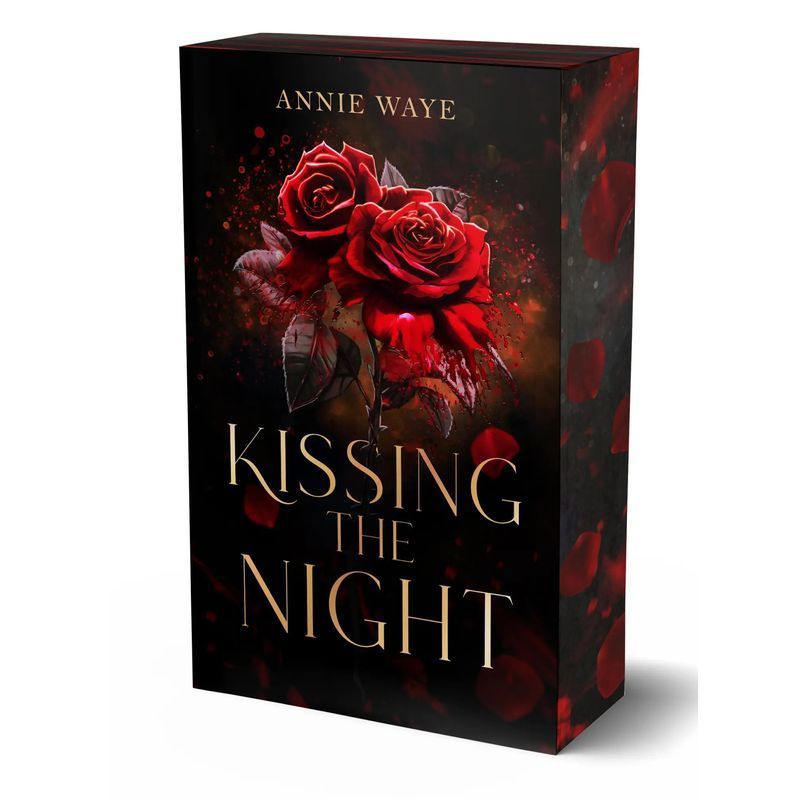 Kissing The Night / Darkly Sparkling Vampire Romance With Colored Book Edge / Annie Waye / Paperback / German / 2024