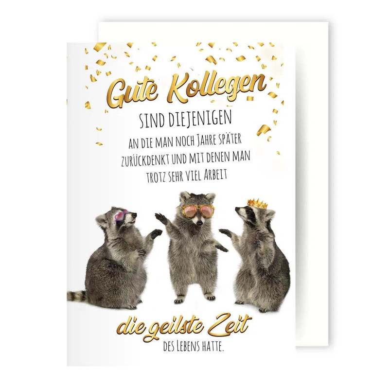 Image of Greetings Card - Good Colleagues
