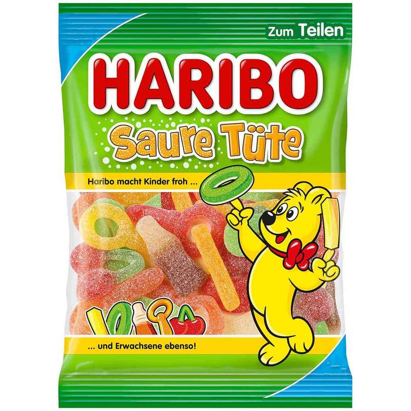 Image of Haribo Sour Candy Bag 175g