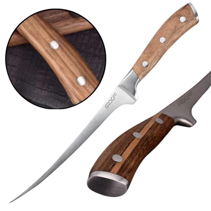 TEMU Japanese Fillet Knife, Stainless Steel, 18.3cm