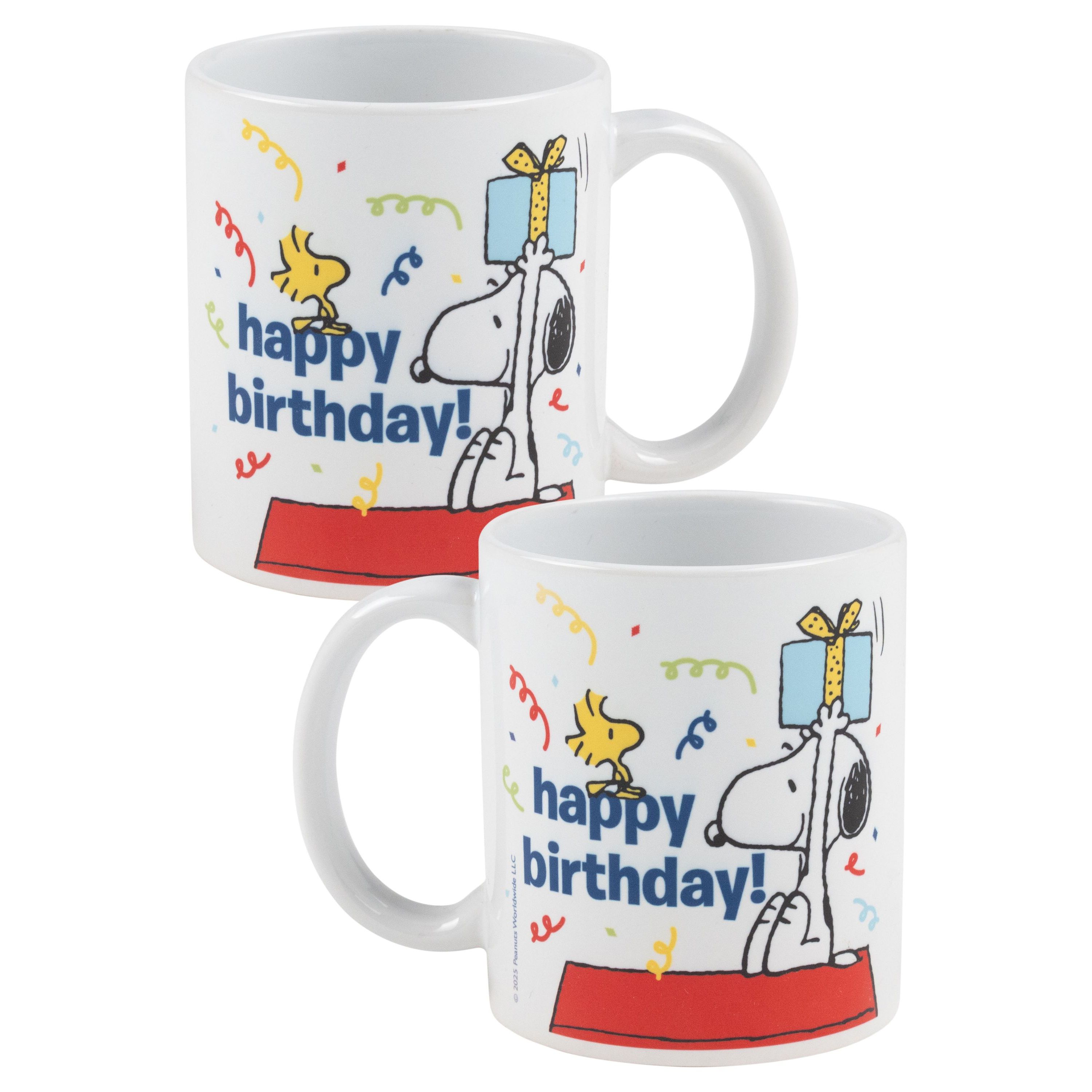 Your Birthday With This Adorable Mug - A White Ceramic Coffee Cup With A Capacity Of 320 Ml.