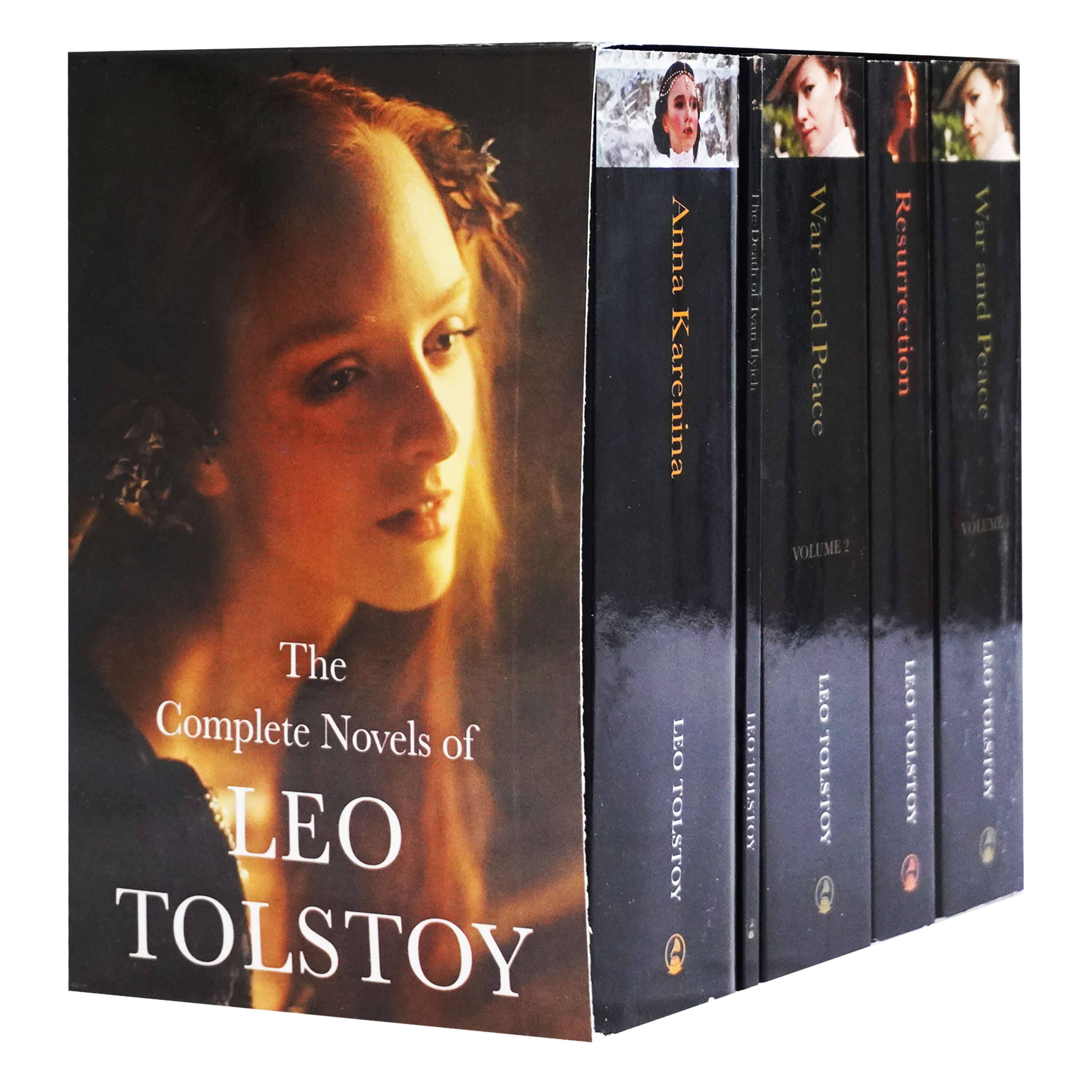 TEMU Leo Tolstoy Classic Novels 5 Books Collection Box Set - Fiction - Paperback