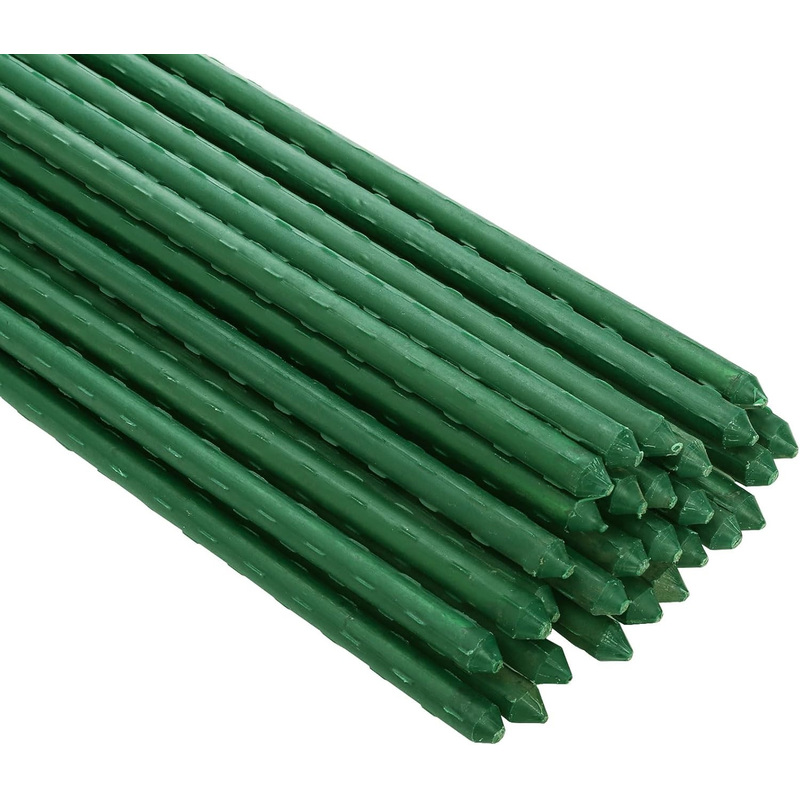 E-shop Tomatenstangen, Pflanzenstangen, Gartenstütze für Gurken, 40 Stk./Packung, 11 mm x 140 cm