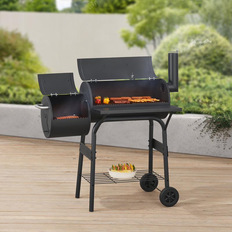 Image of Grill Cart 115x110x64cm Black