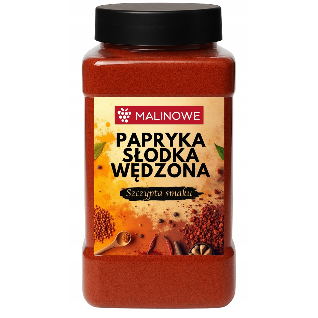 Smoked Sweet Paprika Ground 500g Aromatic Premium Jar With Dispenser