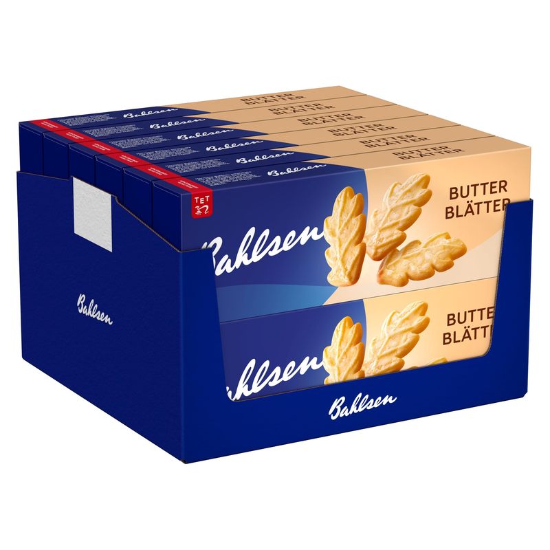 12 Packs Of Bahlsen Butter Wafers 125g (12x125g)