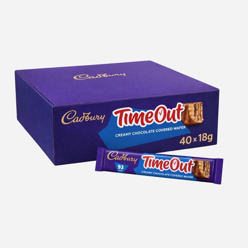 TEMU Cadbury Timeout Bars 40 X 18g Bars Bb 08/05/2026