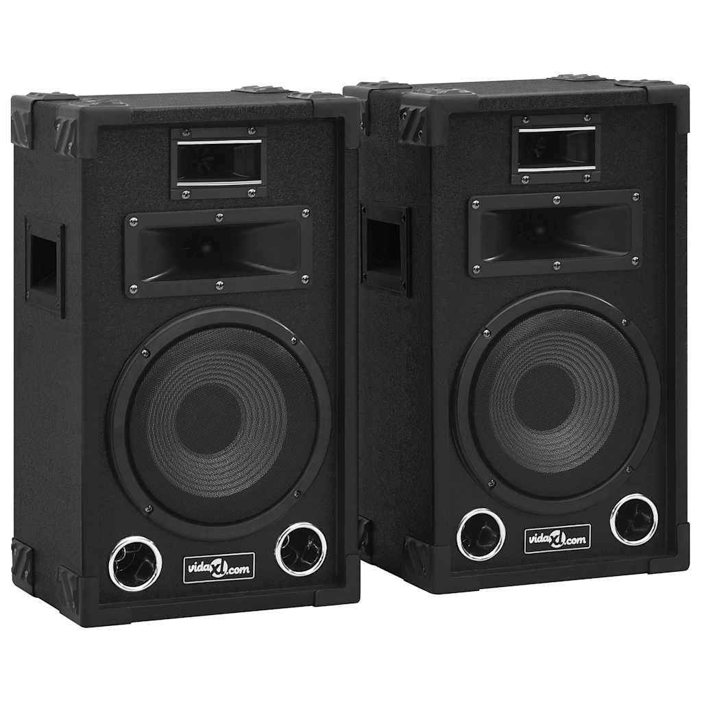 Image of Professional Passive Hifi Stage Speakers, 2-piece Set, 800w, Black