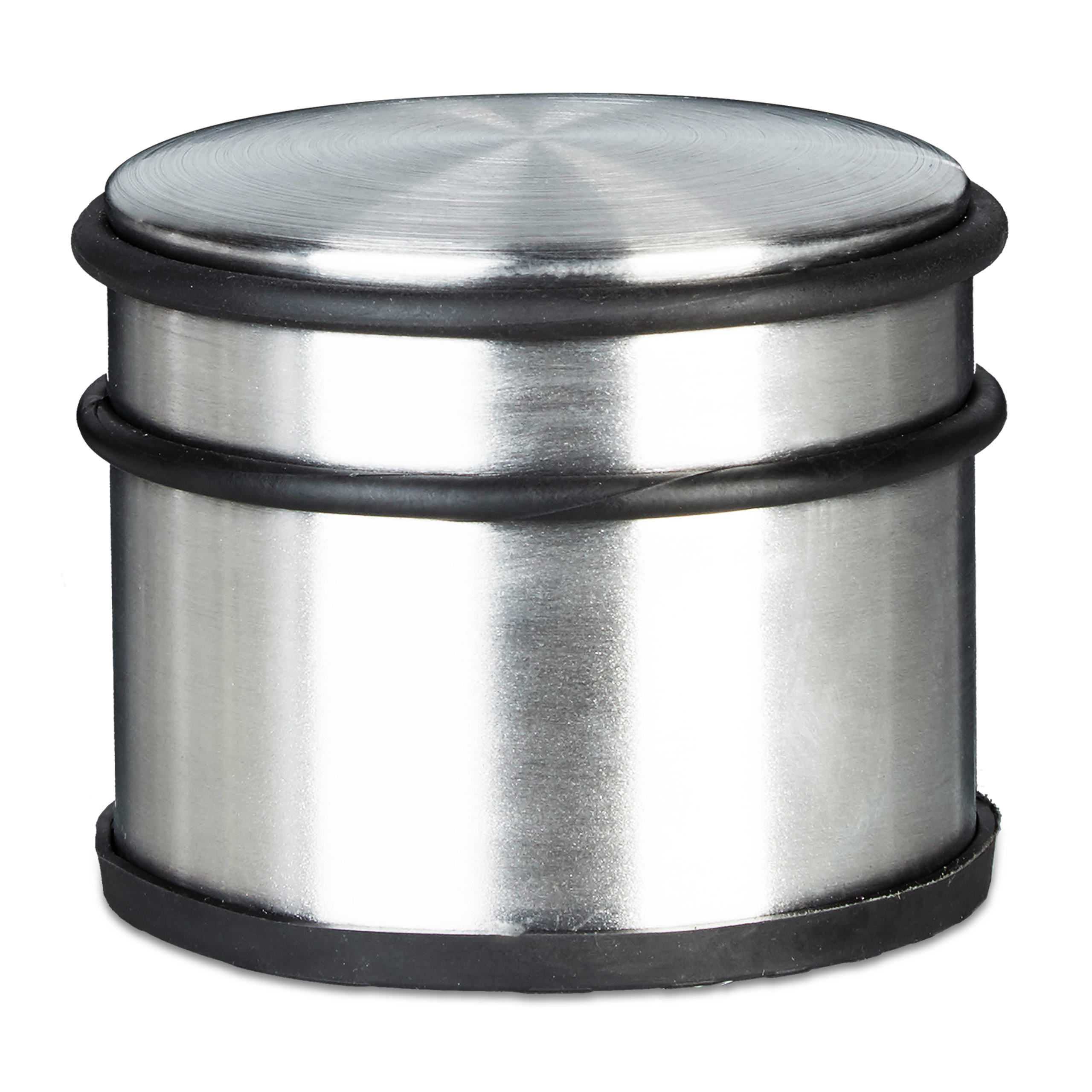 4 X Door Stoppers In Silver - (w)9.5 X (h)7.5 X (d)9.5 Cm