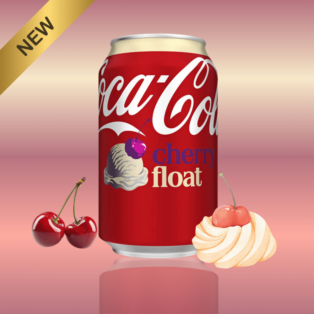 Coca-cola Cherry Float - The Refreshing Cult Drink With Fruity Cherry-vanilla Flavor