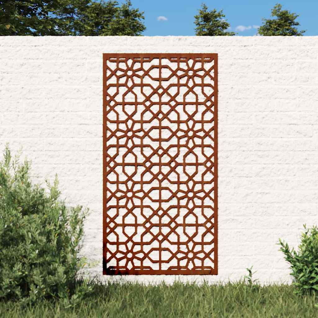 Image of Garden Wall Decoration, Garden Decoration With Moorish Design, Wall Picture Weather-resistant, Wall Art Decoration Wall Decoration, Corten Steel