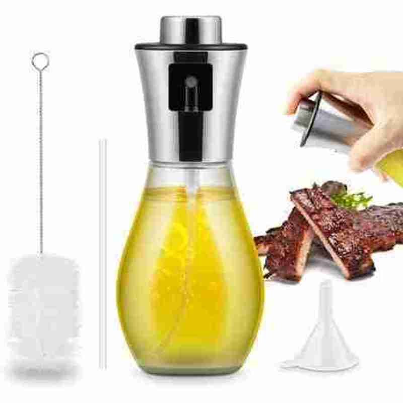 TEMU Pulverizador de Aceite para Cocina 200 ml | Spray Antigoteo Reutilizable para Freidora de Aire y