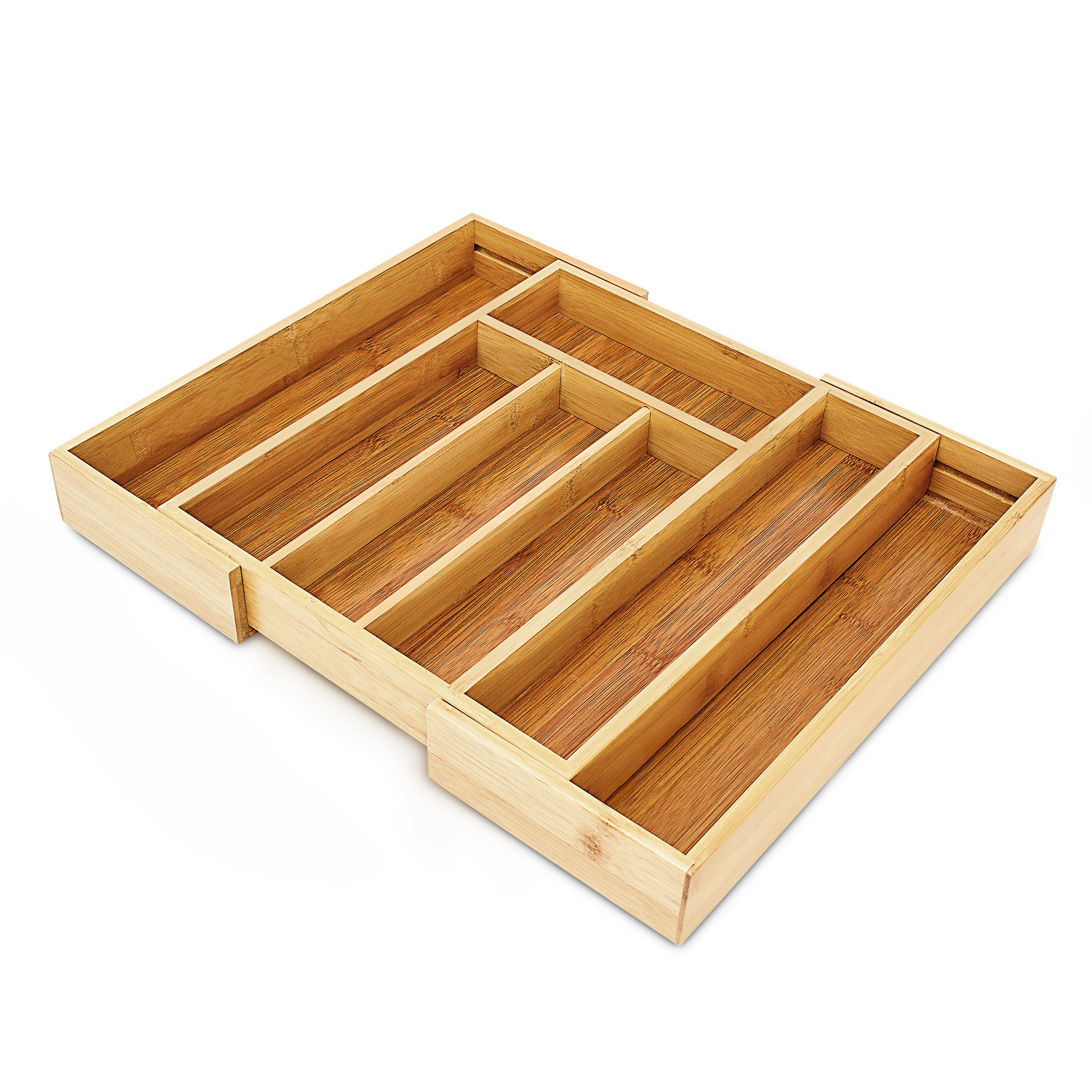Cutlery Box In Natural - (w)43 X (h)5 X (d)
