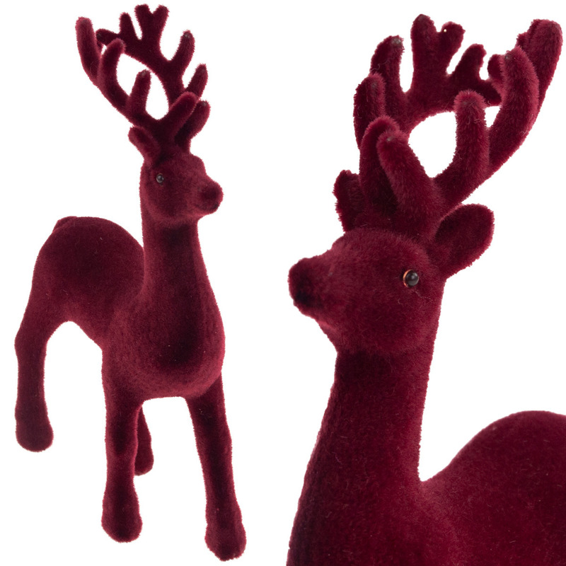 Image of Decorative Reindeer Figurine Christmas Decoration