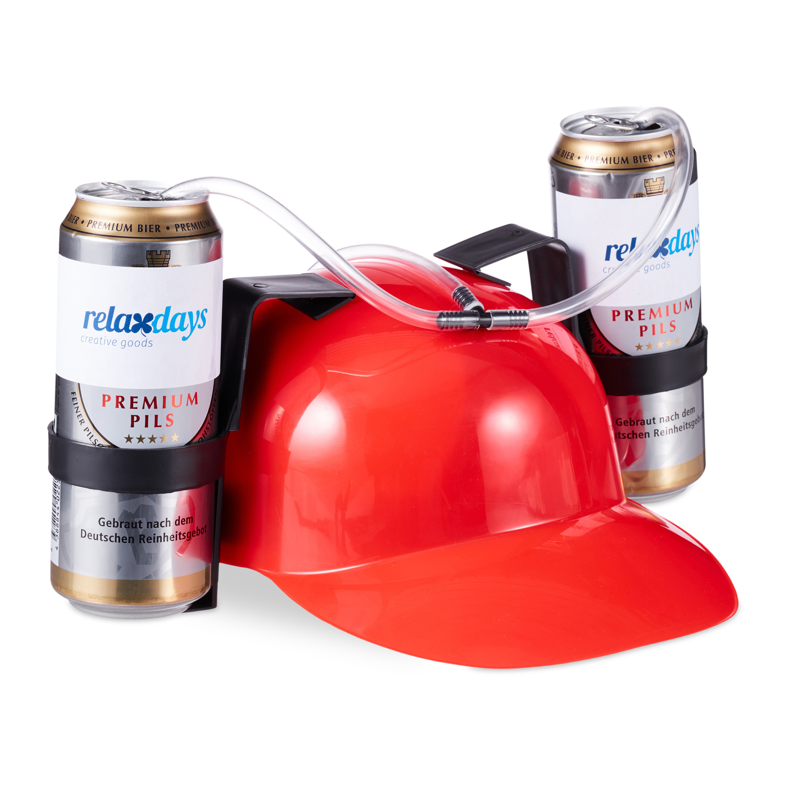 Red Drinking Helmet