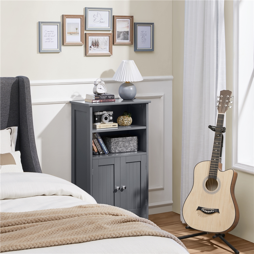 E-shop Costoffs Badschrank mit & Einstellbarem Regal Küchenschrank Badkommode Sideboard Badezimmerschrank