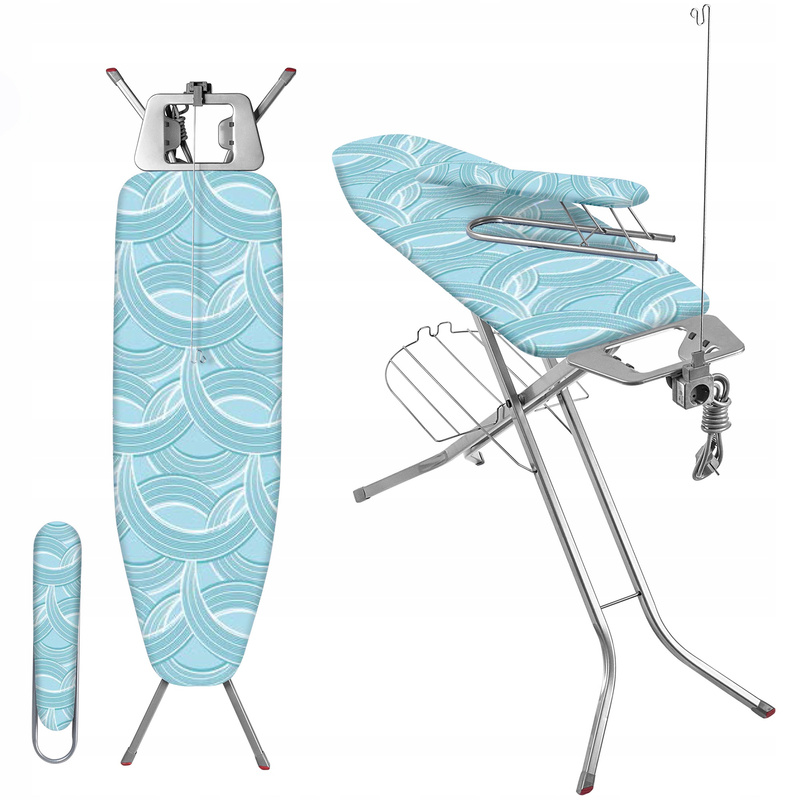 Image of Kadax Ironing Board 120x38 Cm Wide Top With Socket + Full Sleeve Kadax