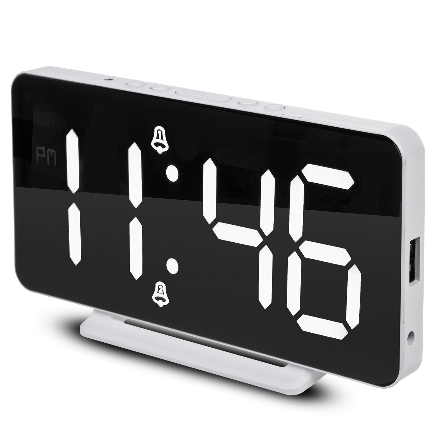 Image of Greenblue Alarm Clock With Thermometer, 1 Piece, Gb383