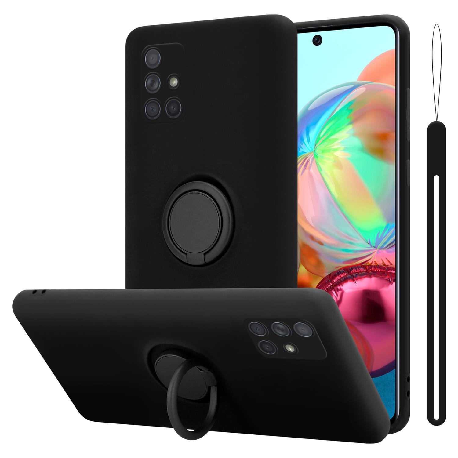 Case Compatible For Galaxy A51 4g / M40s Protective Of Flexible Tpu Silicone With Ring Back Case Cover Phone Case