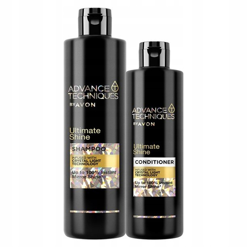 TEMU Kit de soins capillaires Avon Advance Techniques : Shampoing et Après-shampoing 400 ml + 250 ml