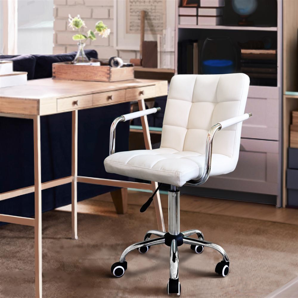 Costoffs Office Chair With Removable Armrests, Swivel Chair, Office Swivel Chair, Upholstered Chair Made Of Artificial Leather, Height-adjustable.