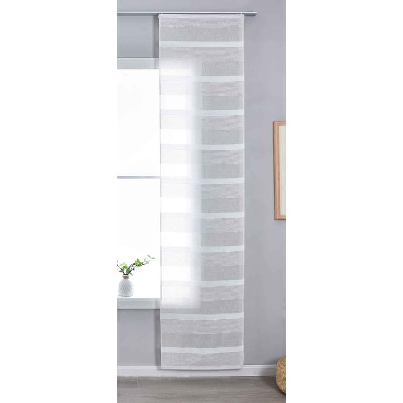 202480p "" Sliding Panel Curtain, Chenille , Light-filtering