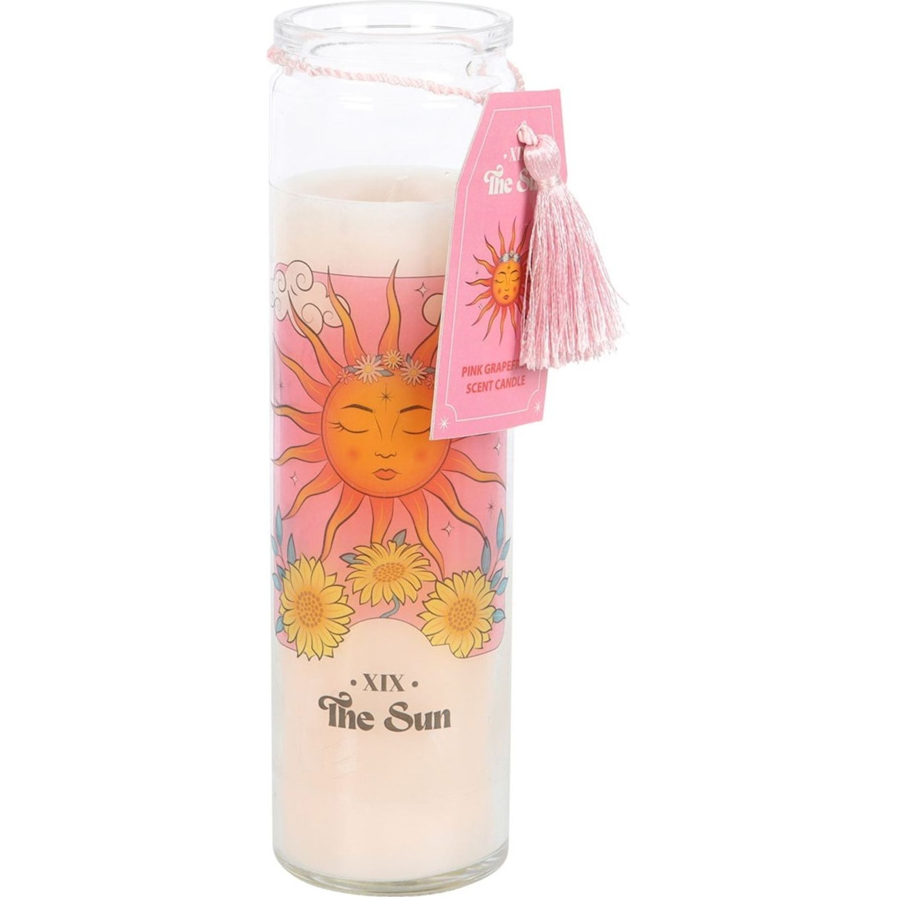 TEMU The Sun Grapefruit Tube Candle, Accessories