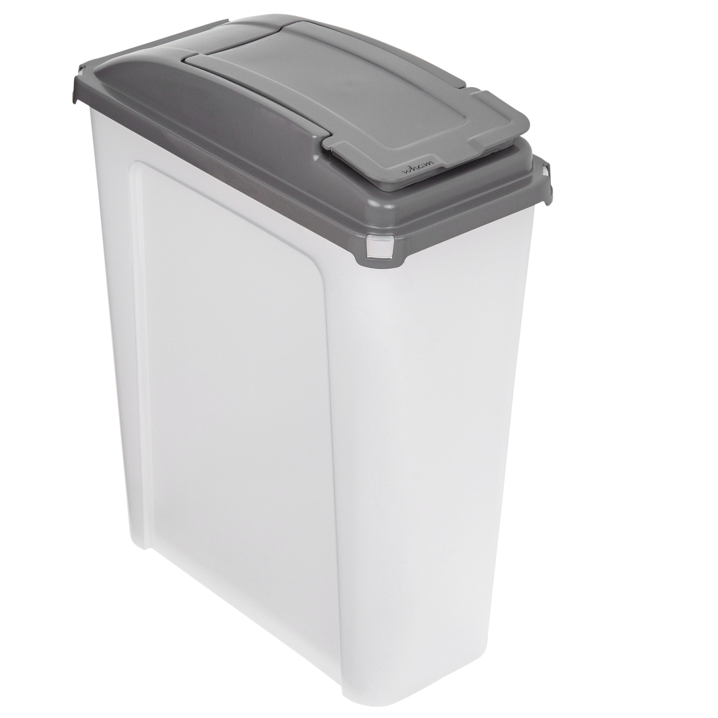Image of 25 Liter Recycling Bin Black 19x40x50cm With Removable Colored - Slim Kitchen Waste Bin Trash Can Yellow Bag Large Kitchen Waste Bin Paper Waste Bin