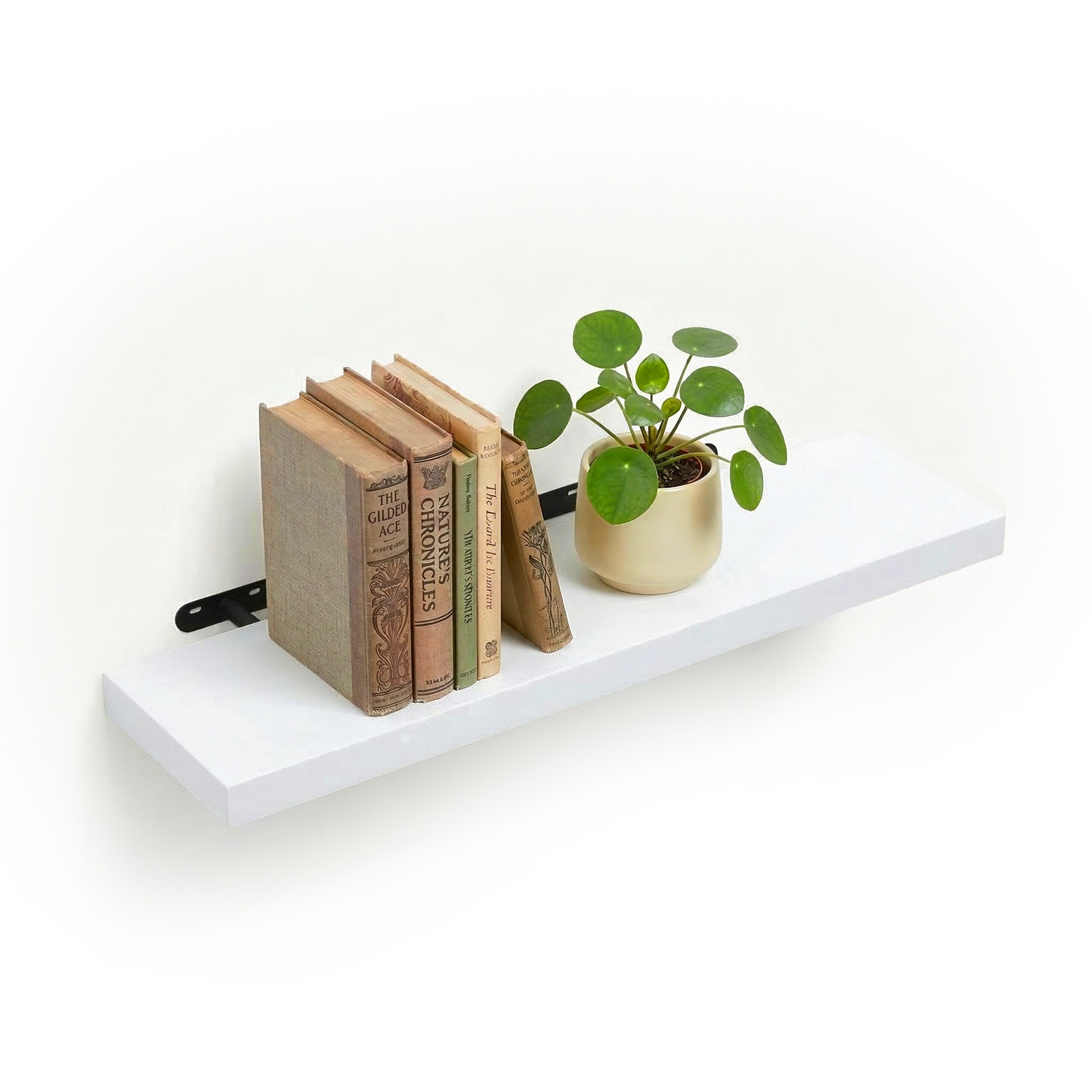 Shelf In White - (w)80 X (h)4 X (d)23 Cm