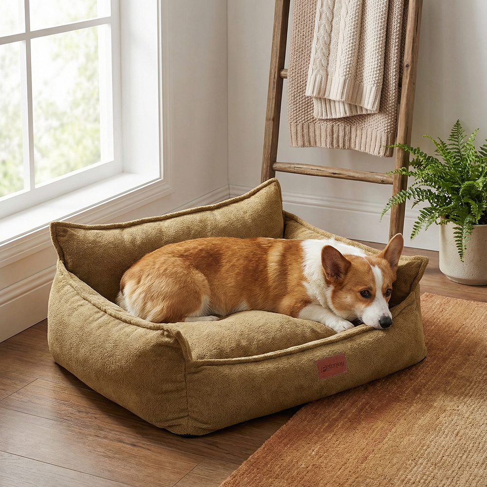 Comfortable Washable Dog Sofa Bed Mat, Soft Cushion