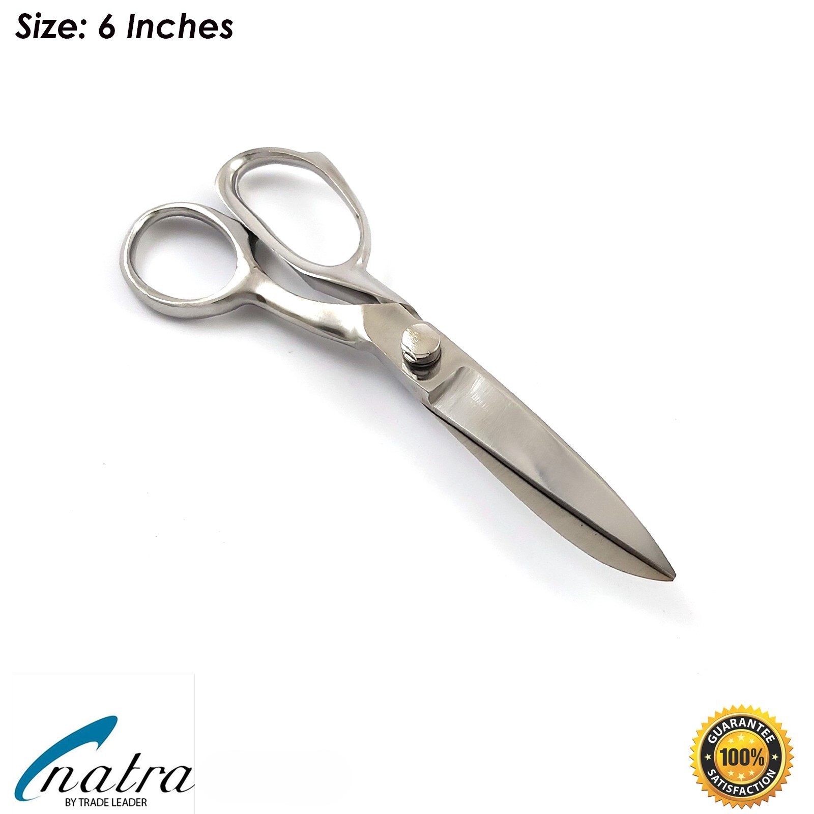 Image of Tailor Scissors 6" Fabric Scissors For Sewing, Textile, Clothing, Household, 15.5 Cm
