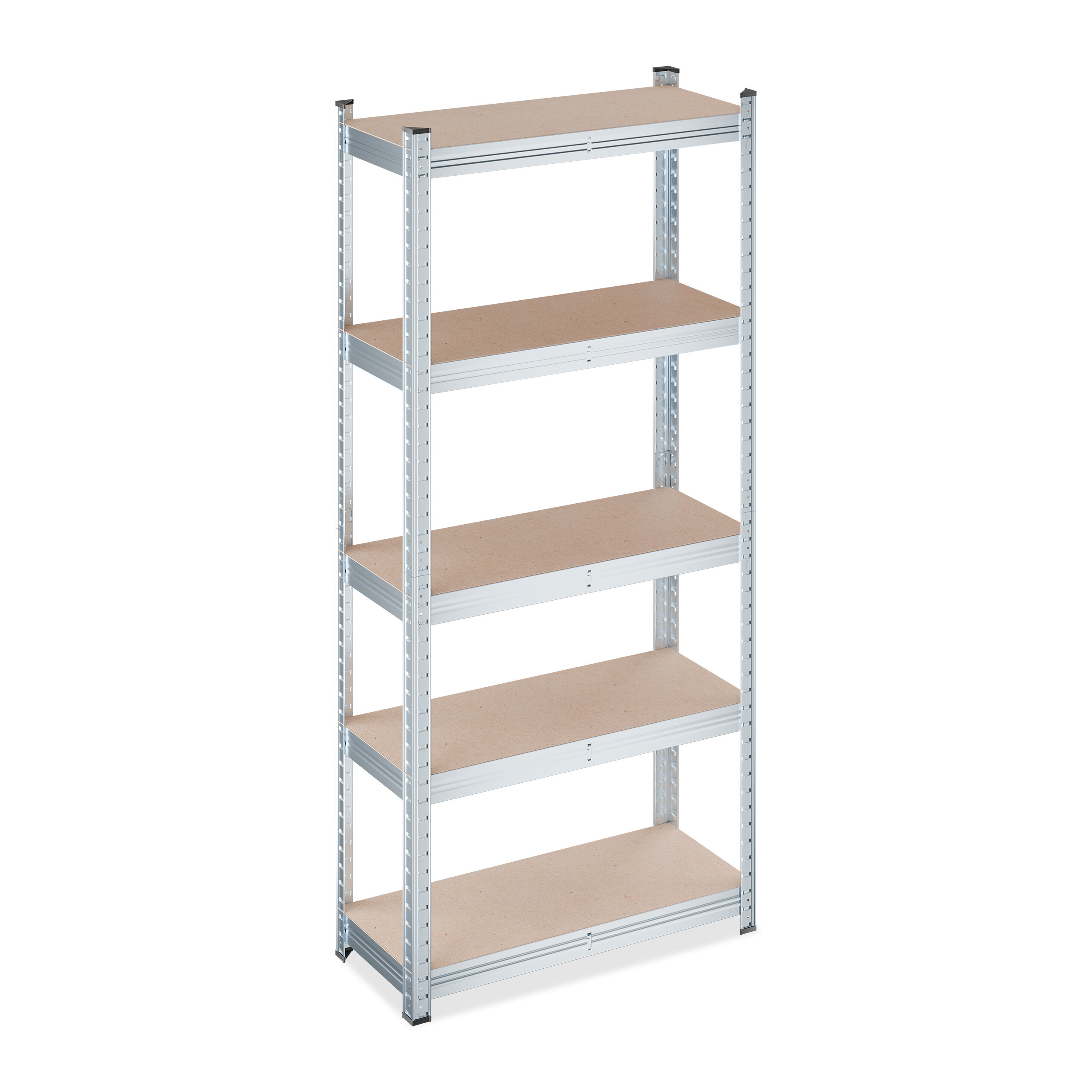 Heavy-duty Shelf In Silver - (w)70 X (h)150 X (d)30 Cm