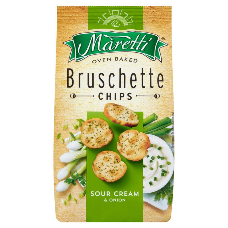 Image of Fried Maretti Bread Rings With Sour Cream And Onion Flavor 70g