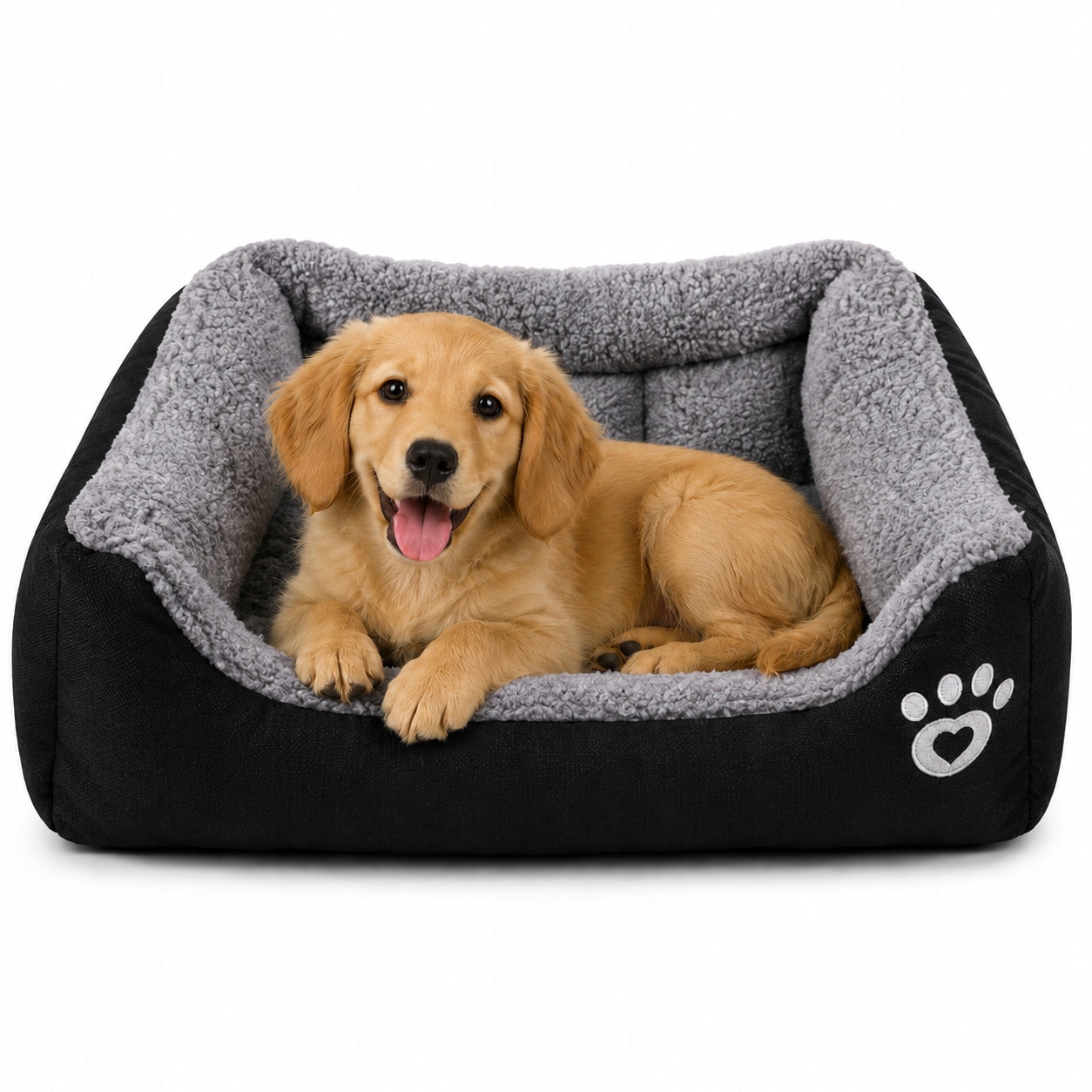 Waterproof Bed 50x40x15 Cm Durable Codura Anti-slip Bottom Soft Filling Removable Zipped Cover Easy To Clean Comfortable Sofa For Small Pets Stable Bed For Home And Terrace