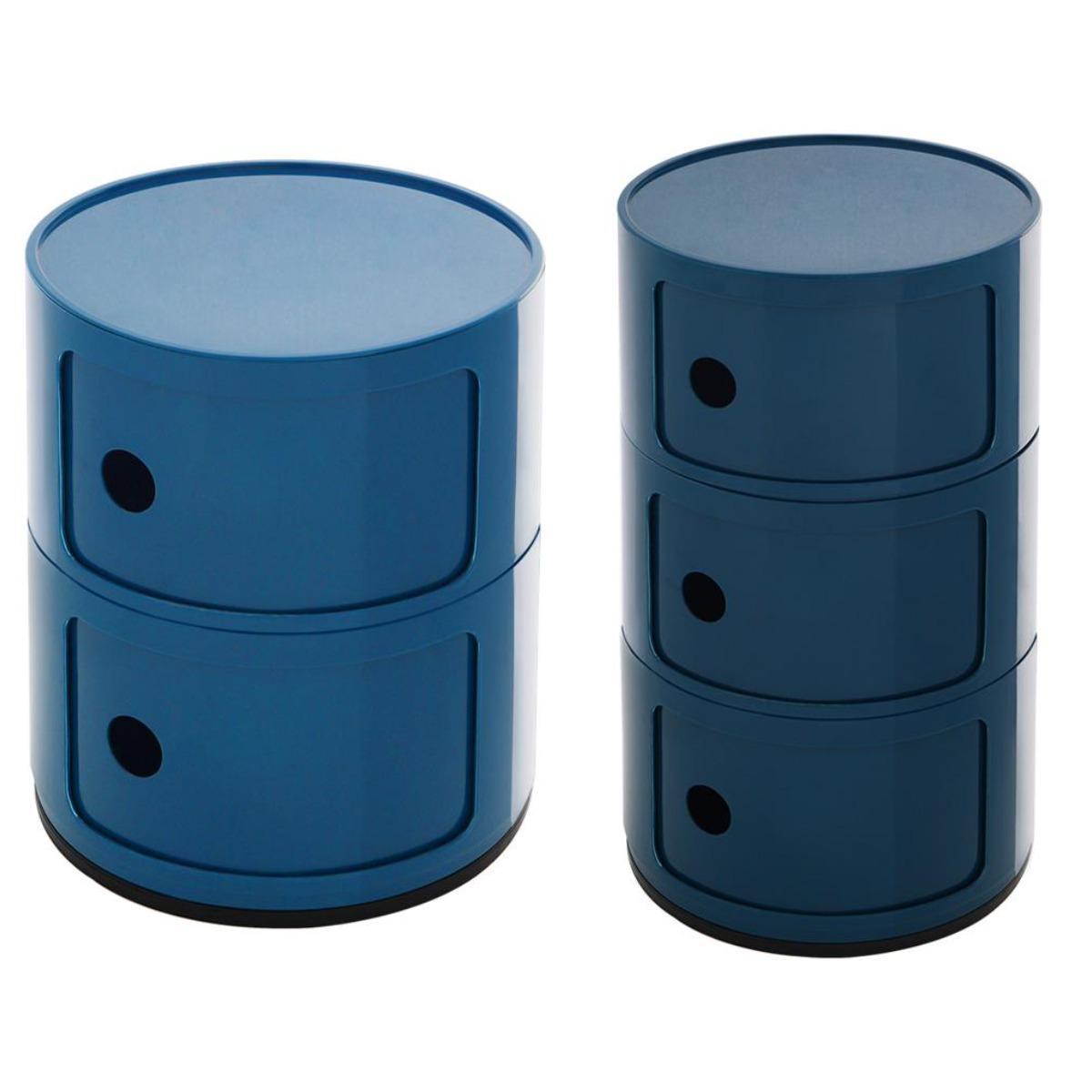Blue Storage Box, Office Storage Drawers, 2 or 3 Floors