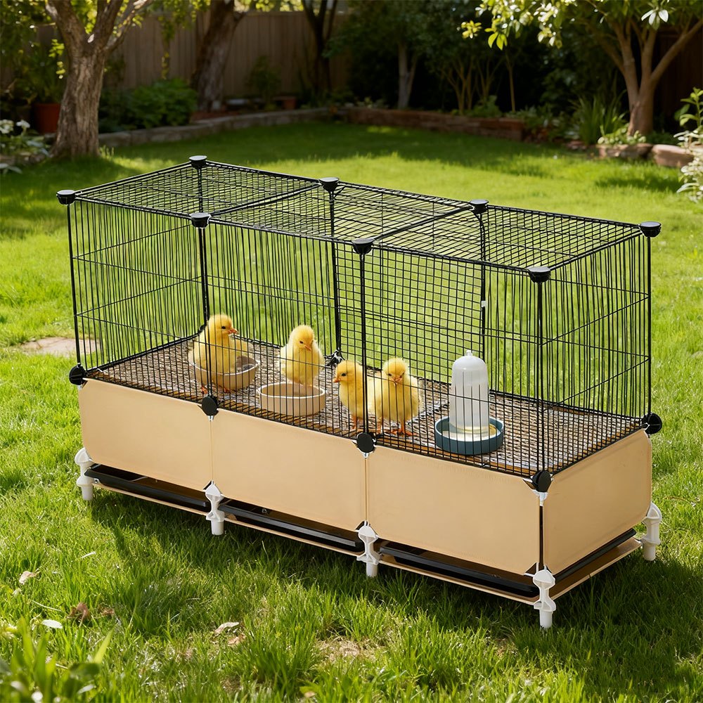 DIY Metal Chicken Cage Coop for Rabbits and Poultry