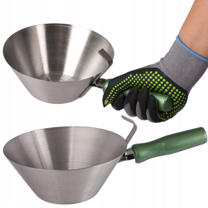 Mason's Trowel Stalco 600g, Galvanized Steel, Wooden Handle, For Plaster, Putty, , Construction And Gardening Work, Durable, Professional, Lightweight, For Home And Workshop.