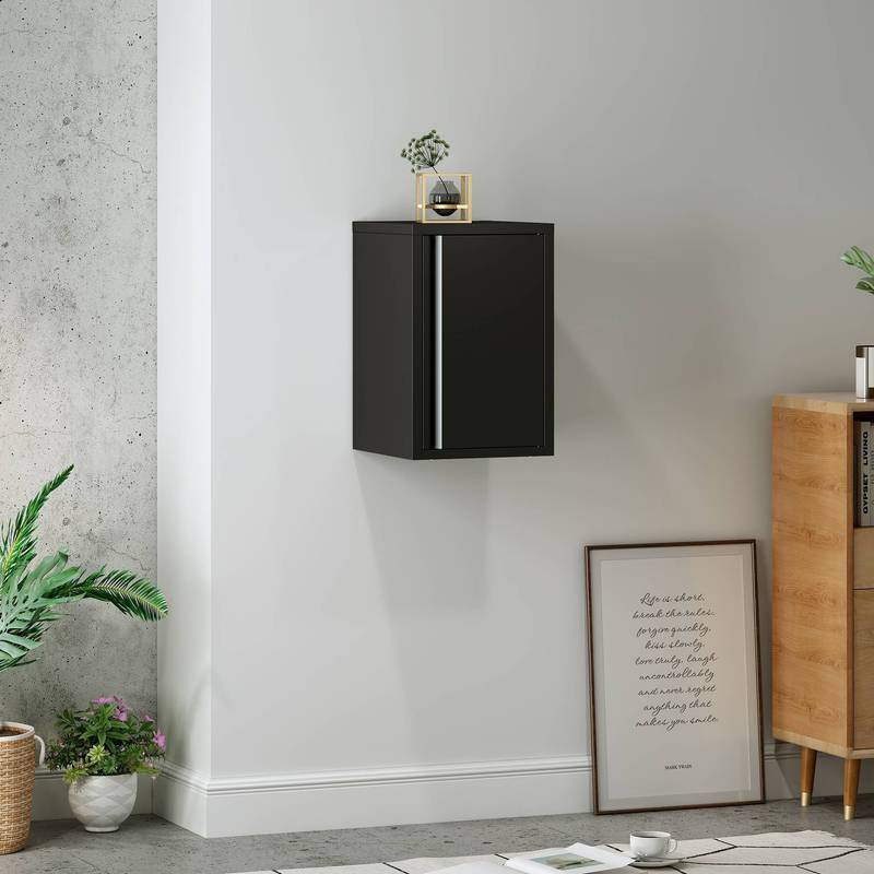 Image of Wall Cabinet Burlöv 50 X 33 X 35 Cm Metal Cabinet Steel