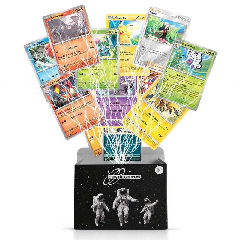 Image of Set English – 100 Original Collectible Cards With At 12 Or Reverse- Cards And 100 Sleeves For Collectors And Players