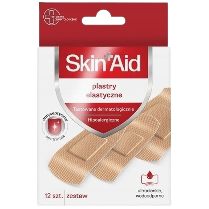 SKIN AID Elastični flasteri s hlorheksidinom Paso-Trading 12 kom