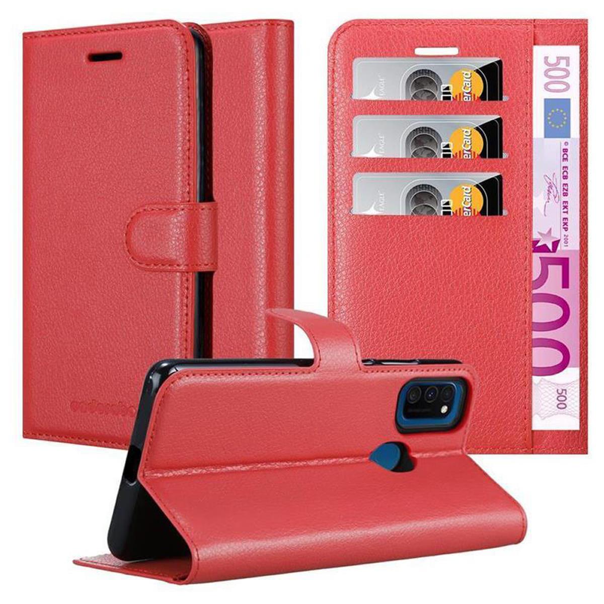 Compatible M21 / M30s Case Protective Cover With Magnetic Closure, Stand And Card Slot Flip Case Cover Phone Case Book Bag