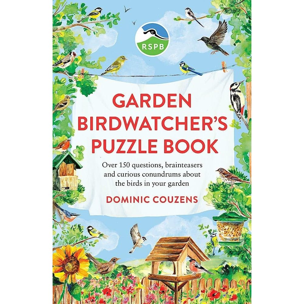 TEMU Rspb Garden Birdwatcher's Puzzle Book: Over 150 Questions, Brainteasers And Curious Conundrums About The Birds In Your Garden