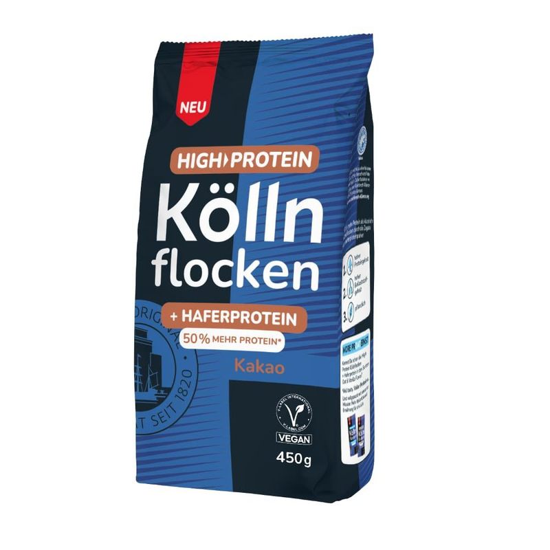 6 Packs Of Kölln High Protein Kölln Flakes Cocoa 450g (6x450g)